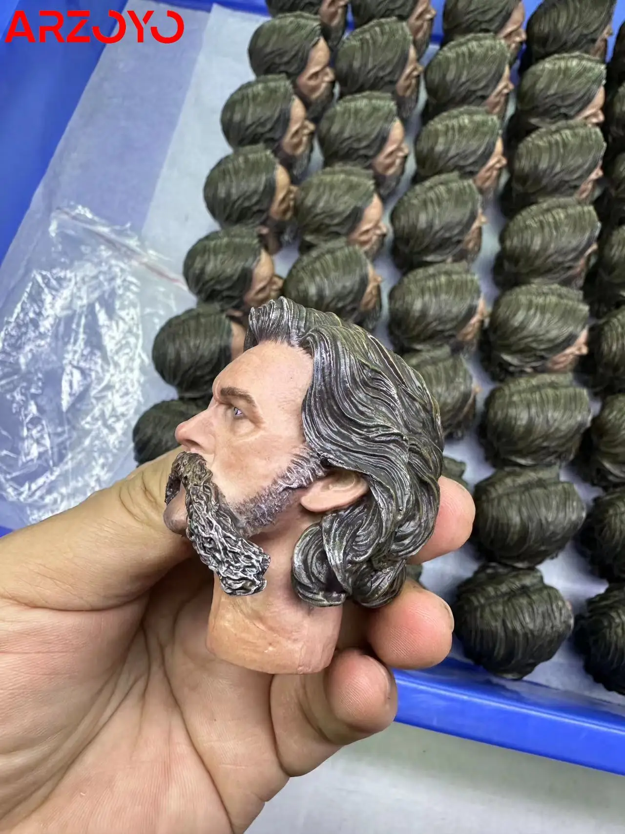 1/6 Scale John Kurt Russell Head Sculpt Carving Model Fit 12'' Male Solider Action Figure Body Dolls