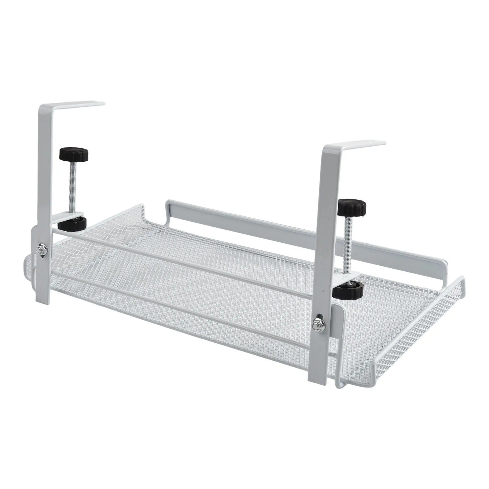 Under Desk Cable Organizer 36 5cm x 20cm x 17 5cm with Adjustable Height 4 5cm to 8 5cm for Optimal Organization