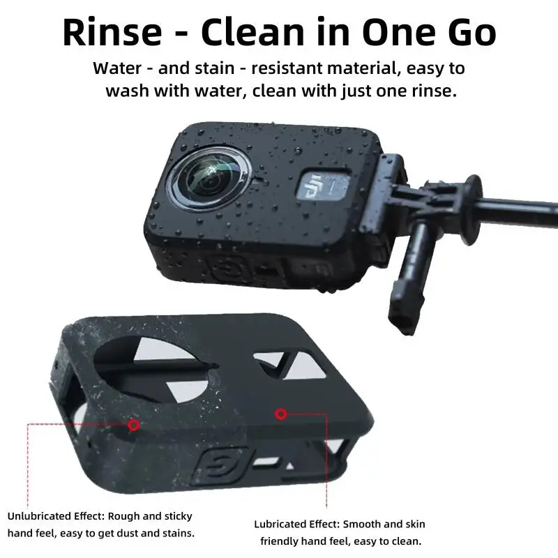 

Silicone Case for Dji Osmo 360 Body Protector Cover Screen Protector Anti-Scratch Sleeve for Dji Osmo 360 Camera Accessories
