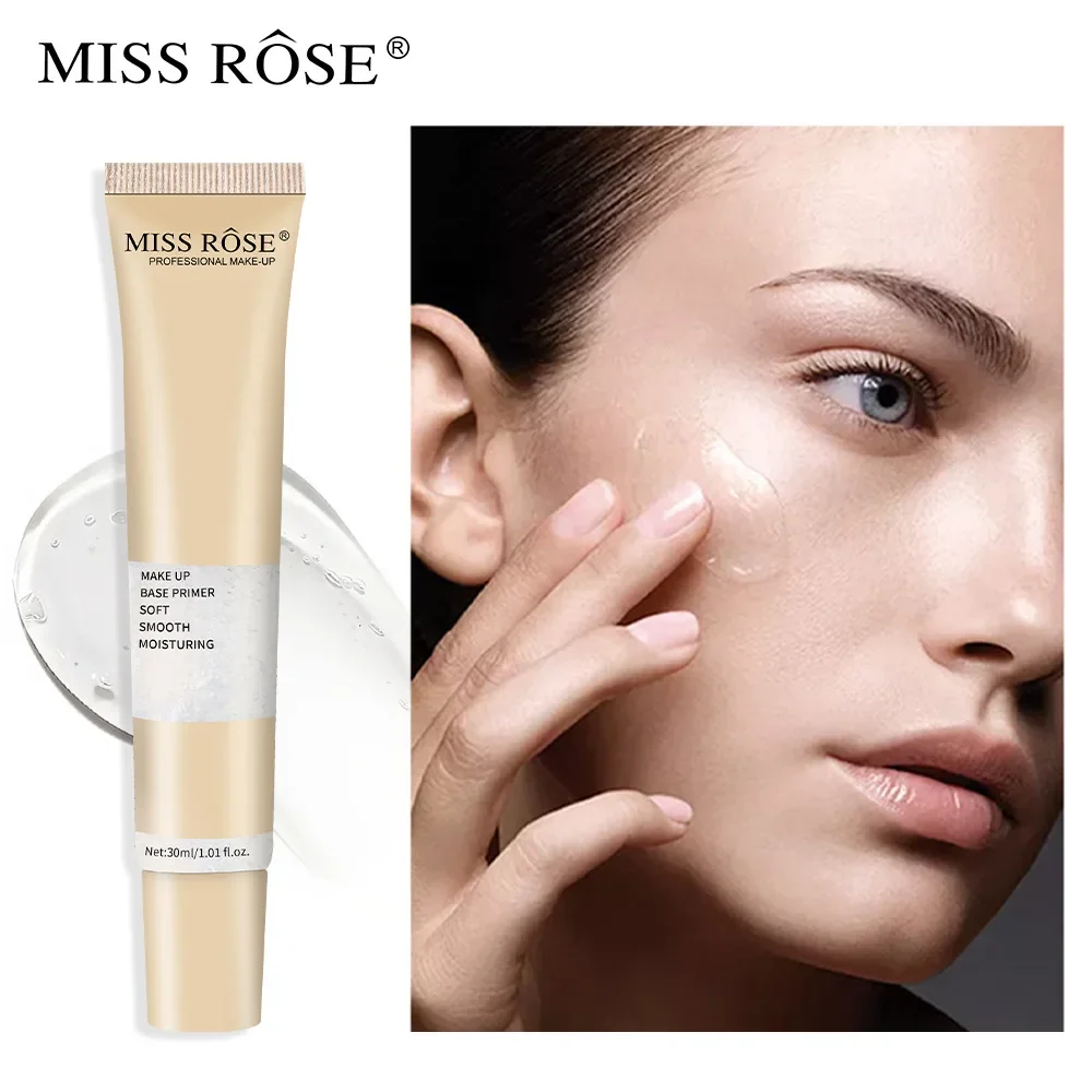 MISS ROSE Invisible Reduces Of Pores Pre-Makeup Milk Eye Face Gel Pore Primer Multitasking Hydrates Controls Oil Isolation Prime