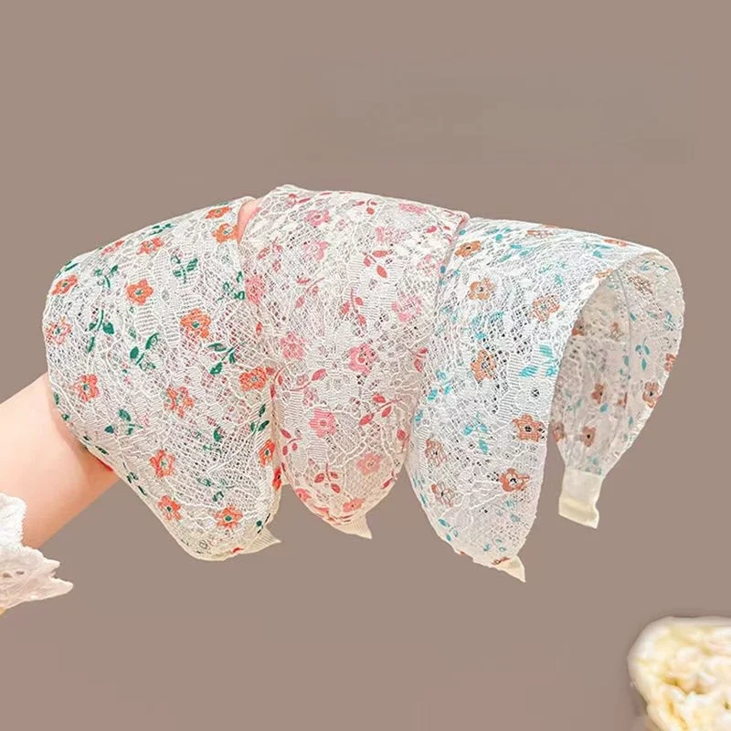 

Summer Flowers Wide Edge Headband Women's 2025 New hairhoop Versatile hairaccessories Face Washing Pressure Hair Bands for Women