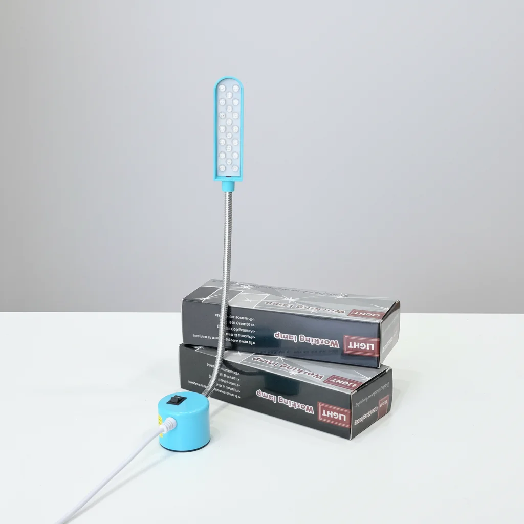 20 LED UV Sewing Machine Light Flexible Gooseneck Magnetic Base Industrial Ultraviolet Lamp for Inspection