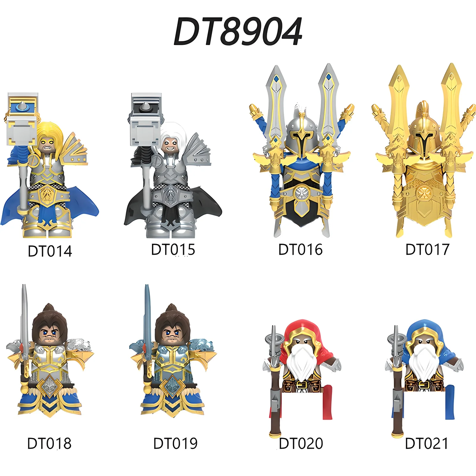 

Средневековая серия Фигурки Building Blocks DT8904, с артрами, 7-м легионом, различью, джентльменом Идеально подходит для фанатов и коллекционеров