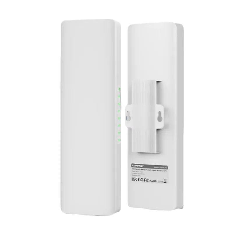 5.8GHz CF-E313AC V2 Outdoor Wireless Repeater/CPE 5km Range 48V DC Built-in Antennas 1WAN+1LAN Wireless Bridge