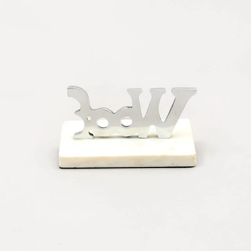 대리석 & 샤이니 폴리쉬 스타킹 홀더 - Woof Design