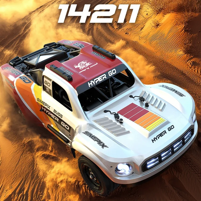 MJX 14211 1:12 Professional Remote Control Short Track Truck, Hydraulic Shock Absorbers, 3S Lithium Polymer Battery Ready to Use