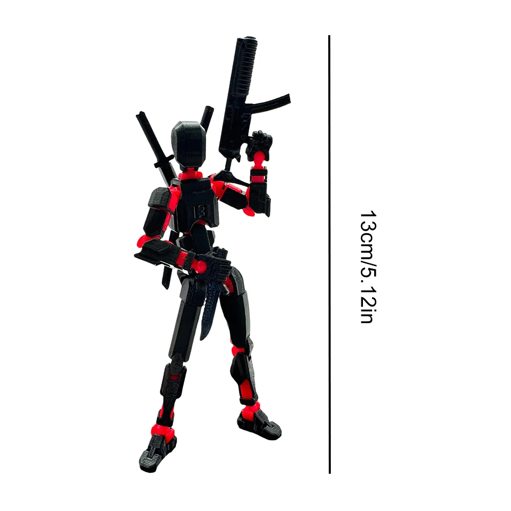 3rd Generation Lucky Dummy 13 Action Figure Titan Multi-articular Robot Toys 3D Printer Movable Anime Figure DIY Mannequin Toys
