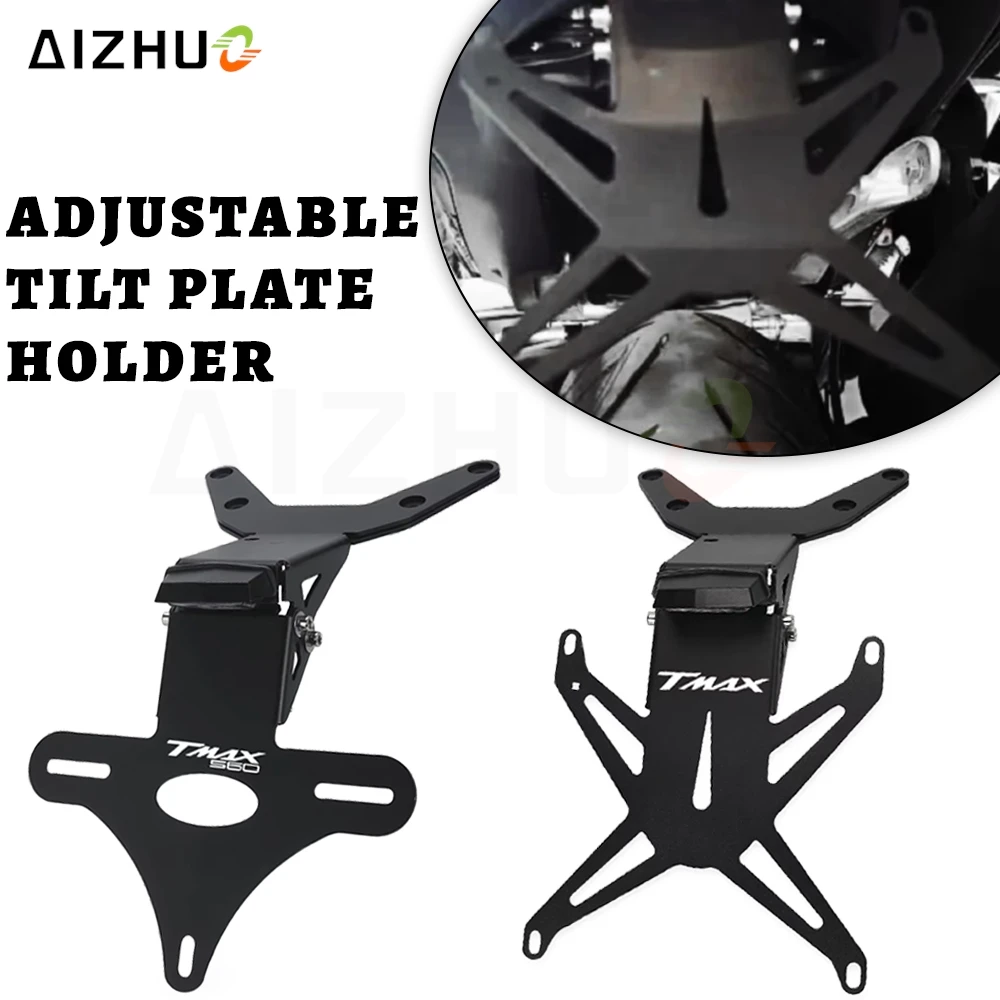 

Для Yamaha T-MAX 560 2022-2024 2025 Fender Eliminator TMAX Tech MAX 560 регулируемый кронштейн для перемещения номерного знака мотоцикла