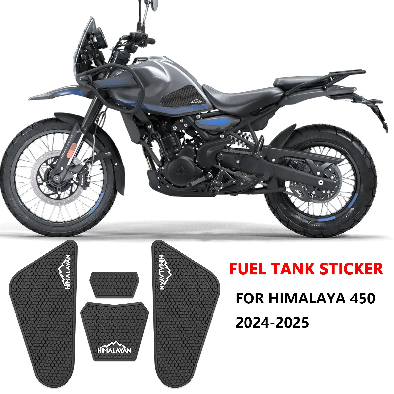 

Для накладки на топливный бак, аксессуары для мотоциклов, тяговая накладка на топливный бак, противоскользящая наклейка на топливный бак Himalaya 450 HIMALAYAN 450 2024-2025
