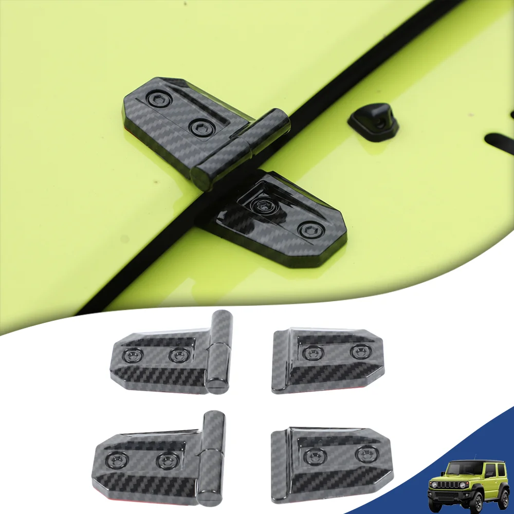 Car Engine Hood Door Hinge Decoration Cover for Suzuki Jimny JB64 JB74 2019 2020 2021 2022 2023 2024 2025 Exterior Accessories