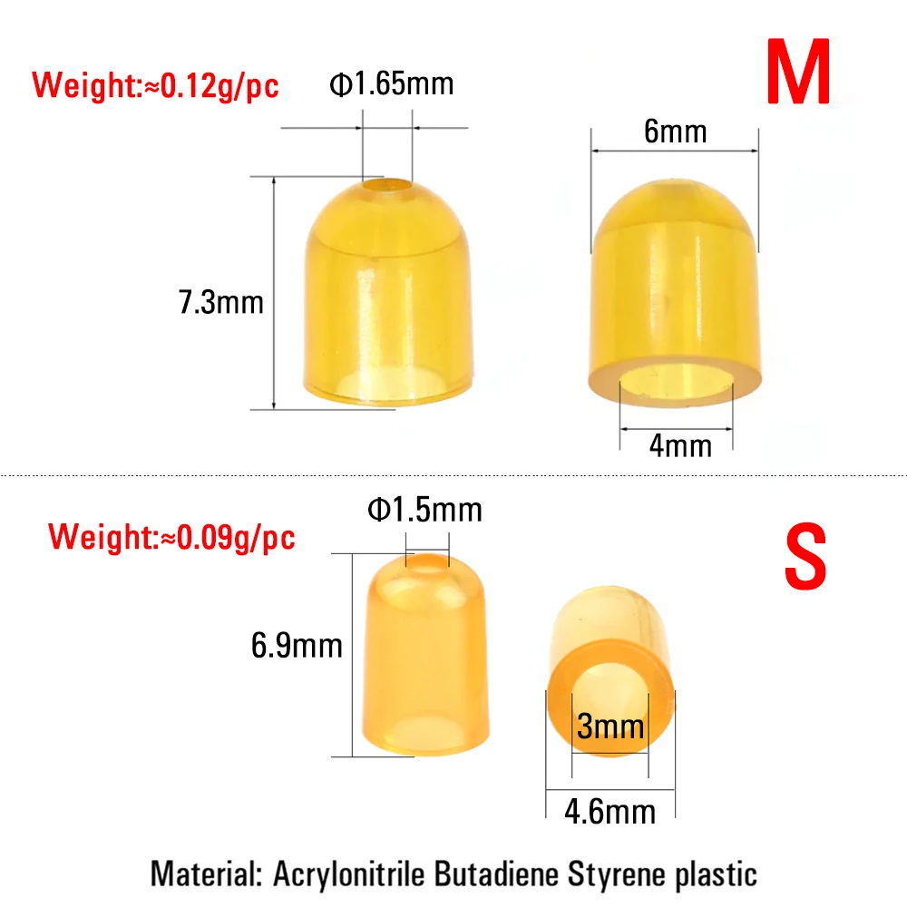 50PCS Copper/Plastic Slide Parts Saltwater Fishing Equipment Snapper Skirts and Rubber Tie Mule Maintenance Supplies 4 Types - view 3