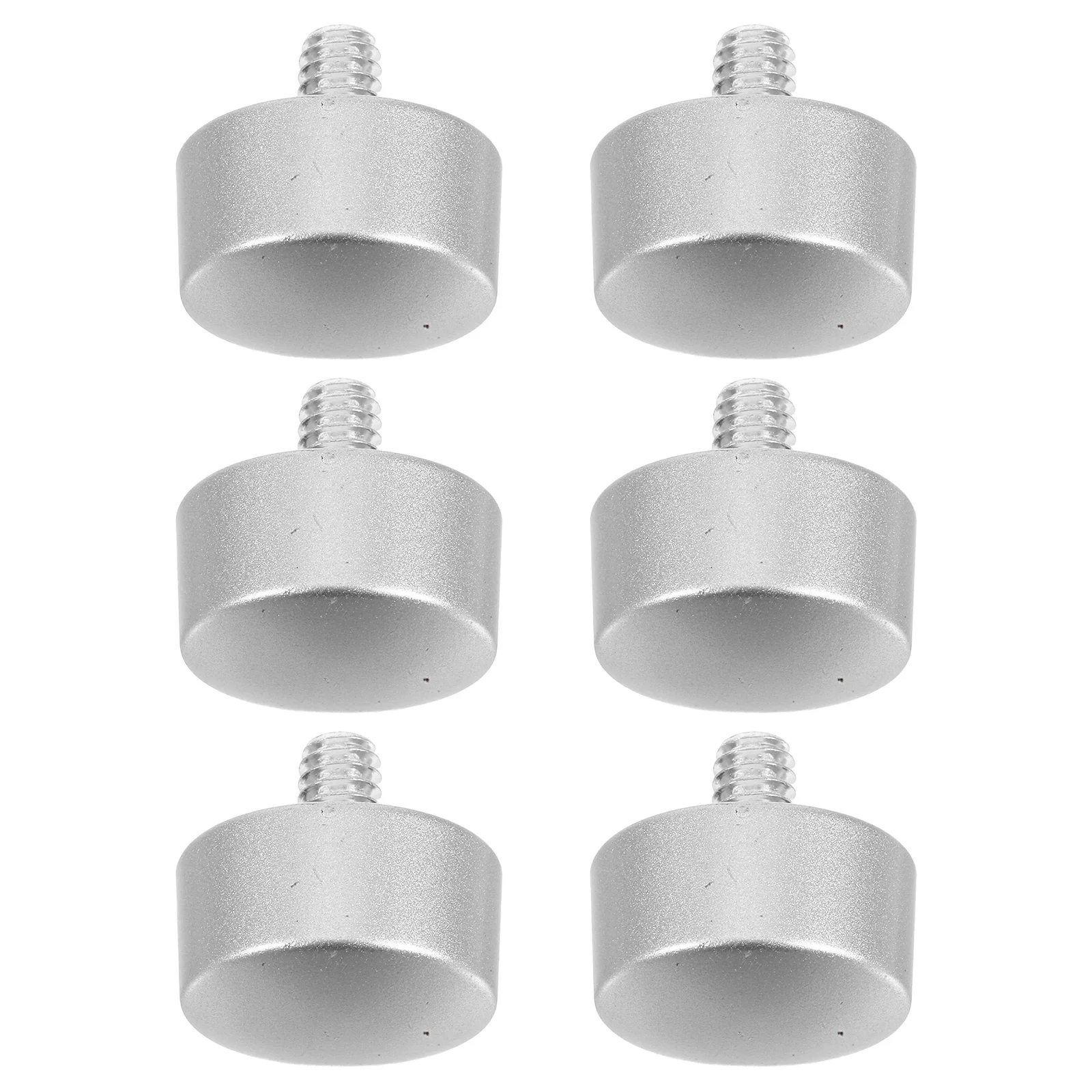 

6pcs Curtain Rod Decorative Finials For 3/4 Inch Poles End Caps Replacement Parts Home Window Treatment Accessories