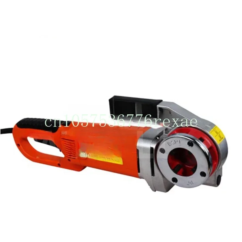 Threading Tool Portable Hand-Held Electric Pipe Threading Machine 220v/2000w Household Hinged Plate Galvanized Pipe