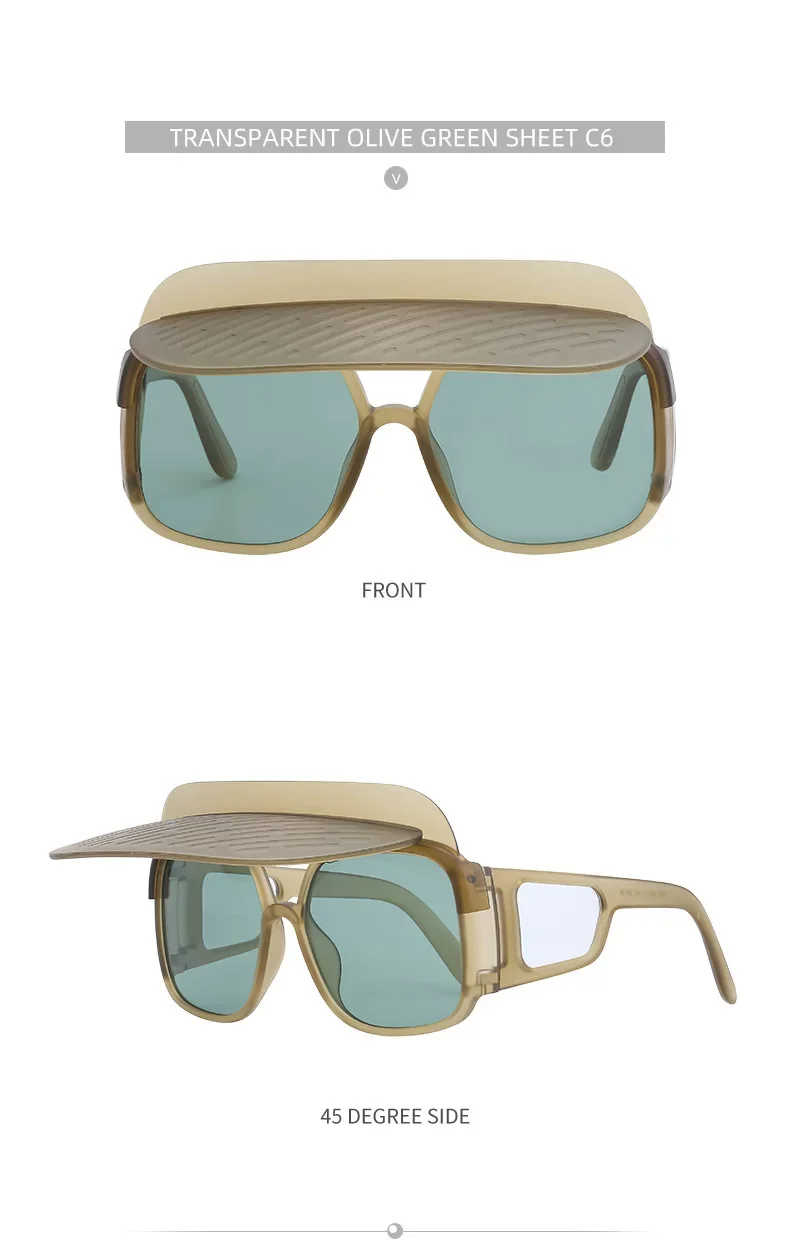 Hochklappbare polarisierte Sonnenbrille, multifunktionale Sonnenschutz-Sonnenbrille, Outdoor-Camping-/Angelbrille für Damen und Herren – Detail 19