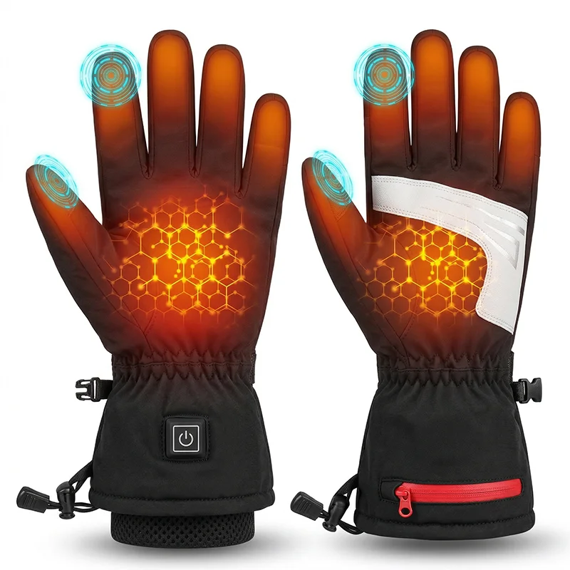 Heated Gloves Electric - 2026 Custom Electric Heated Gloves Winter