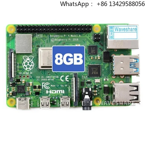 Raspberry Pi Compute Module 8GB RAM Raspberry Pi 4 Model B for DIY 1.5 GHz Raspberry Pi 4 High-Speed Networking GPIO Header