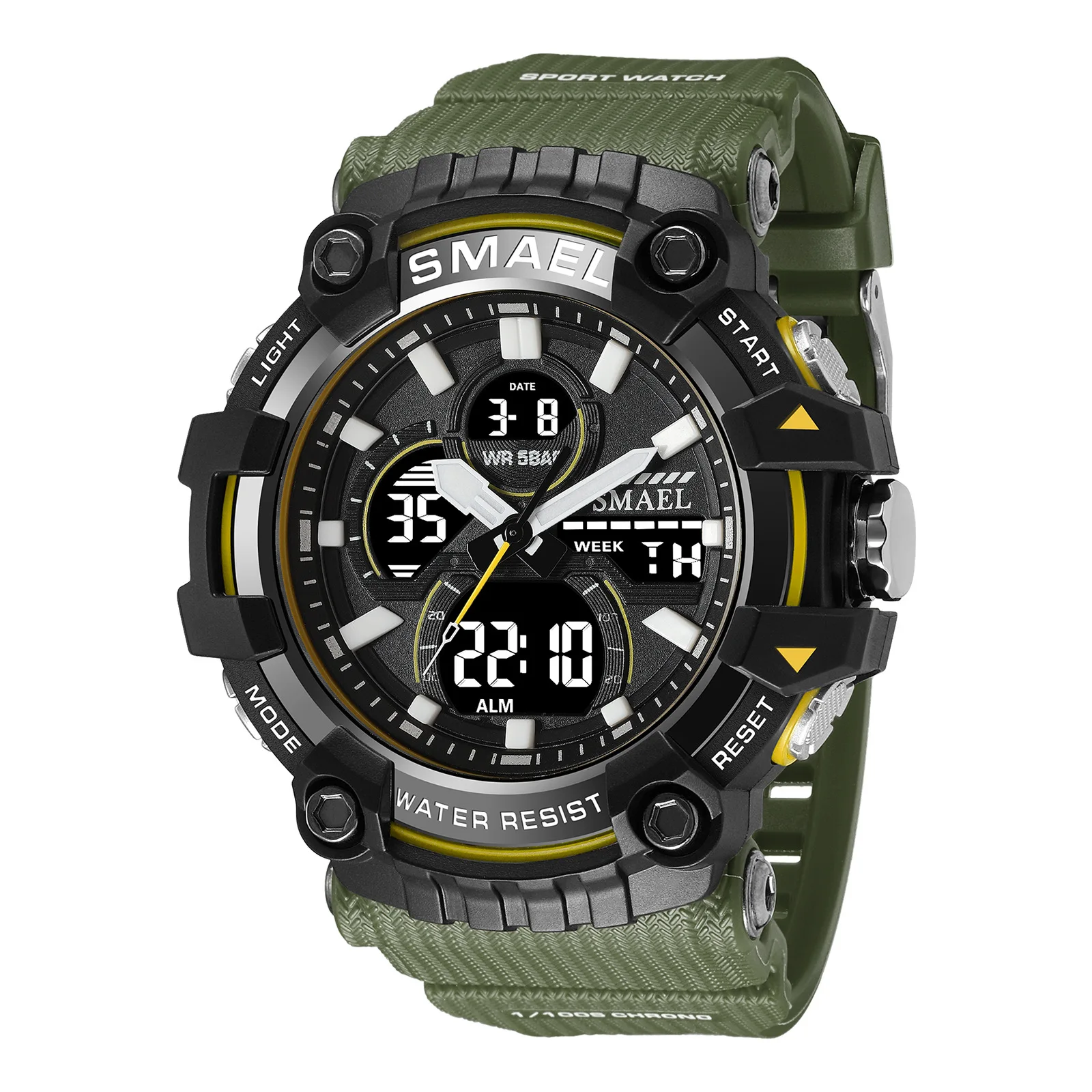 

Smael sports digital watch - luminous, waterproof, alarm, stopwatch, multifunctional