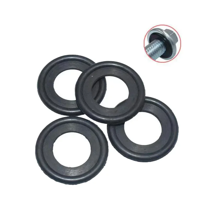 5 X Black Rubber Oil Drain Plug Gaskets Washer Replacement for GM Chevrolet Opel Astra G H Vauxhall Saab