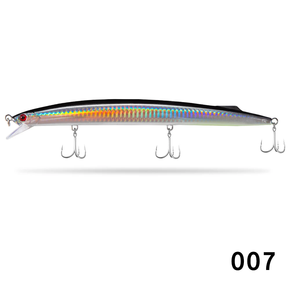 D1 Neue Minnow Angeln Locken 190mm 36g Trolling Sinking Tiefe 0,6-0,9 m Harte Köder Lange Casting jerkbait Meerwasser Für Seabass Thunfisch