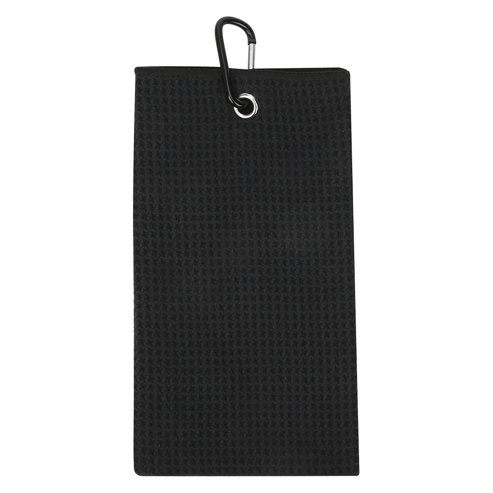 Golfing Towel Waffle Design Sporting Wipe Sweat Absorption Cleaning Pure Cotton Strap Hook