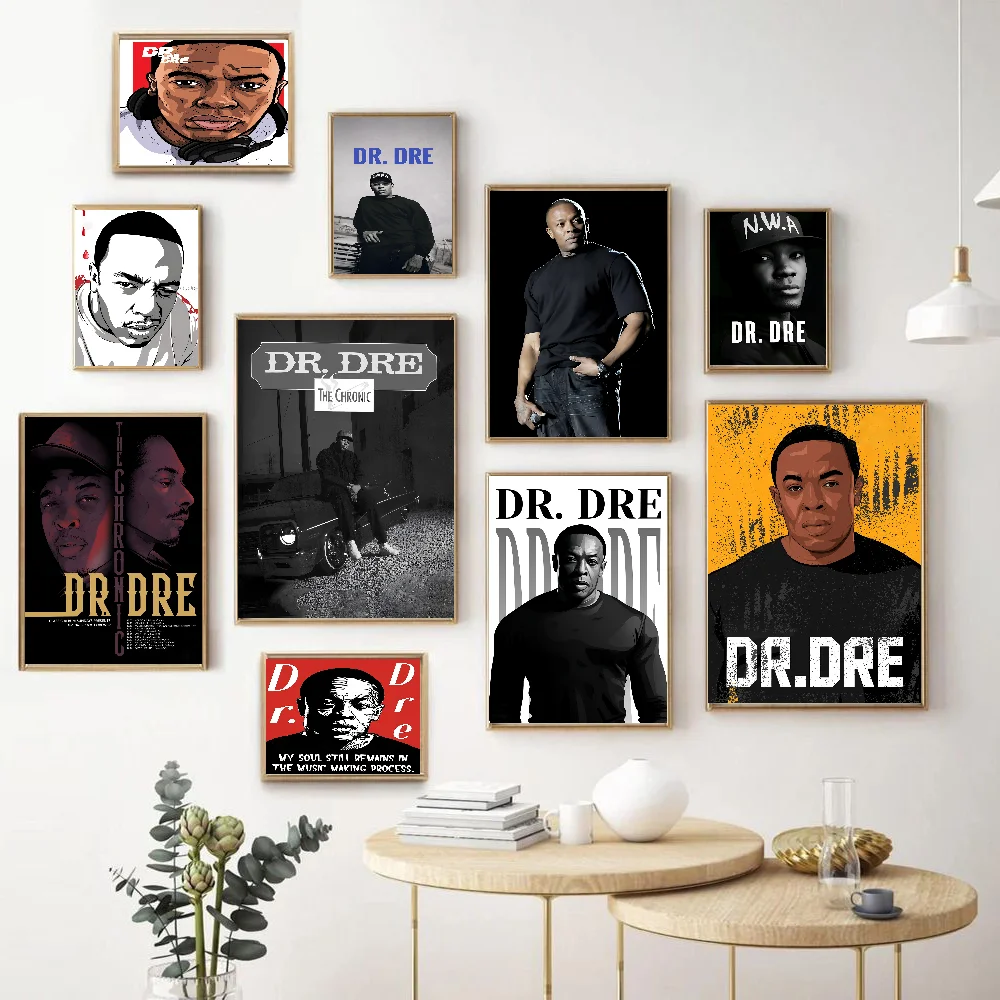 

Singer DR DRE Vintage Posters Sticky Vintage Room Home Bar Cafe Decor Kawaii Room Decor