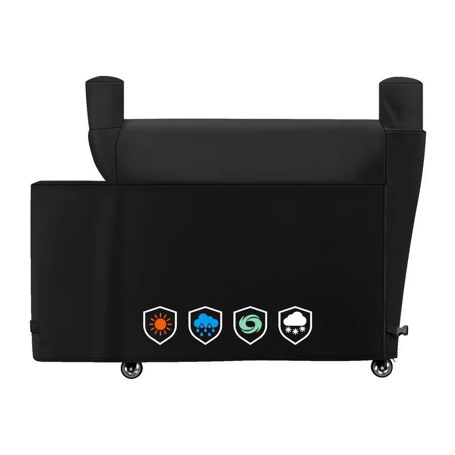 

600D Grill Cover fit for Recteq DualFire 1200 Wood Pellet Grill amp Rec Tec DualFire RT1200, Waterproof, UV and Fade Resistant