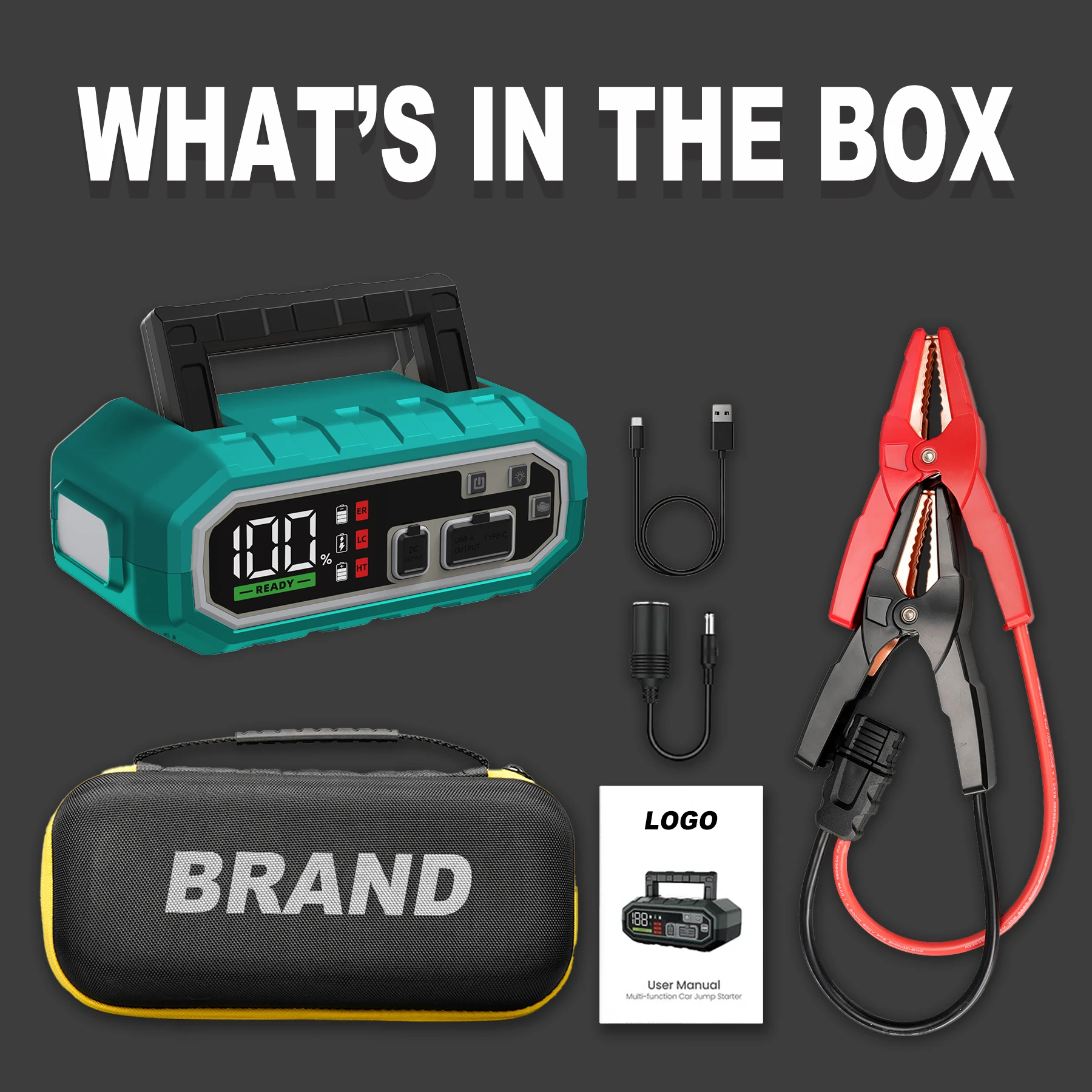 4000A 88.8Wh 24000mAh Portable - Portable Jump Starter 4000A recension och pris