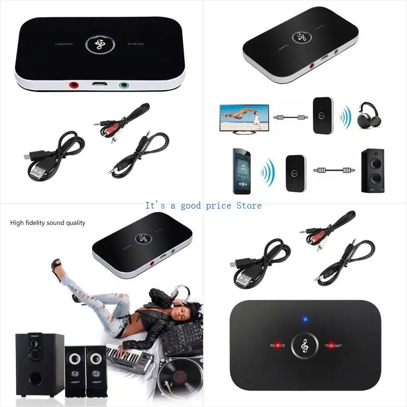 

3.5 Auditory Adapter Transmitter Receiver Bluetooth-compatible For Home Auditory