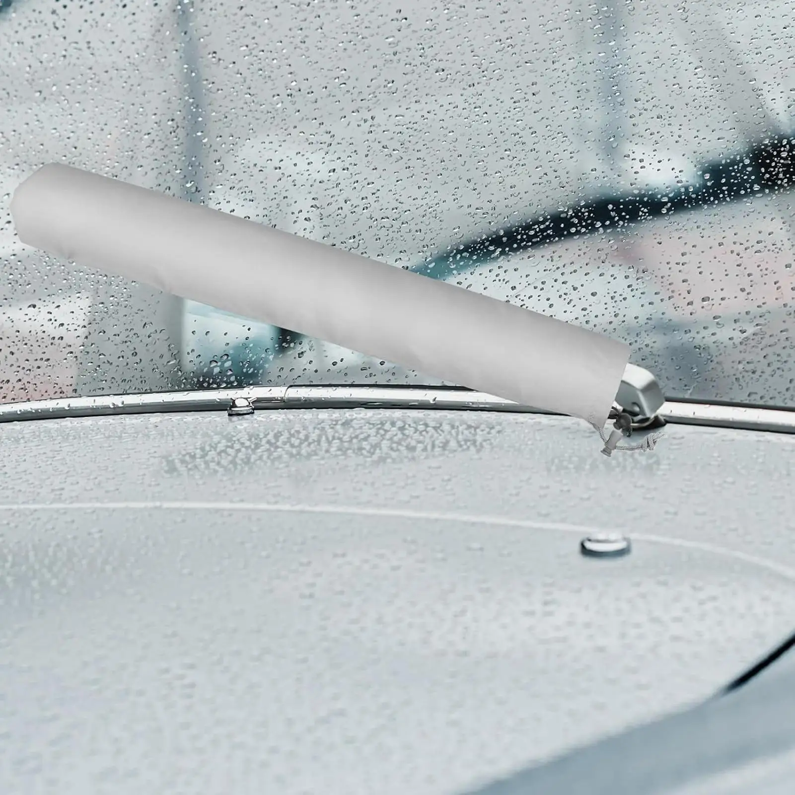 Windshield Wiper Cover Set Rain Protection All-Weather Cold Winter Windshield Wiper Snow Cover For Outdoor Parking Morning
