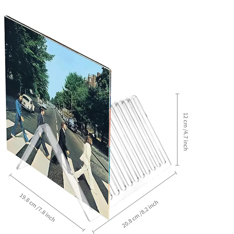 

Акриловые виниловые стойки для компакт-дисков Стеллаж для хранения пластинок Журнальные стойки для компакт-дисков Треугольный органайзер Хорошая домашняя мебель Bastidores De CD ZY40CDJ