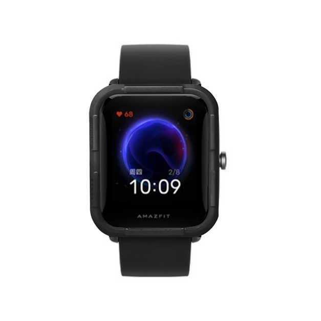 Fifata pc protetor de relógio rígido escudo para xiaomi huami amazfit bip/bip u/pop relógio inteligente plástico caso amortecedor para amazfit bip u