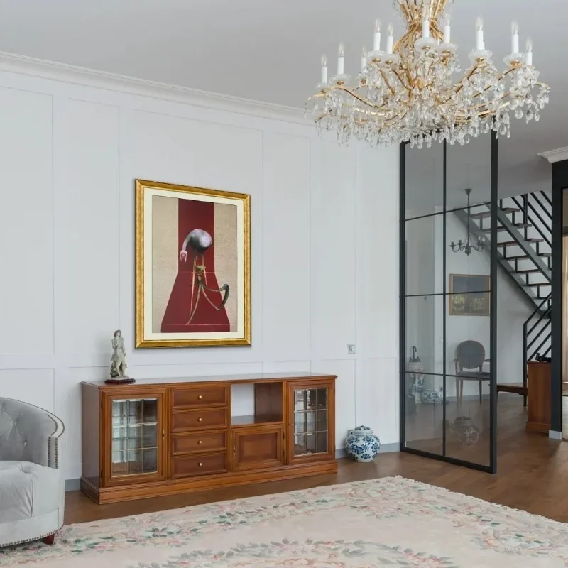 فرانسيس بيكون دراسة ثلاثية من جسم الإنسان ملصق فني خمر حائط لوح رسم الفن لغرفة المعيشة ديكور المنزل #4