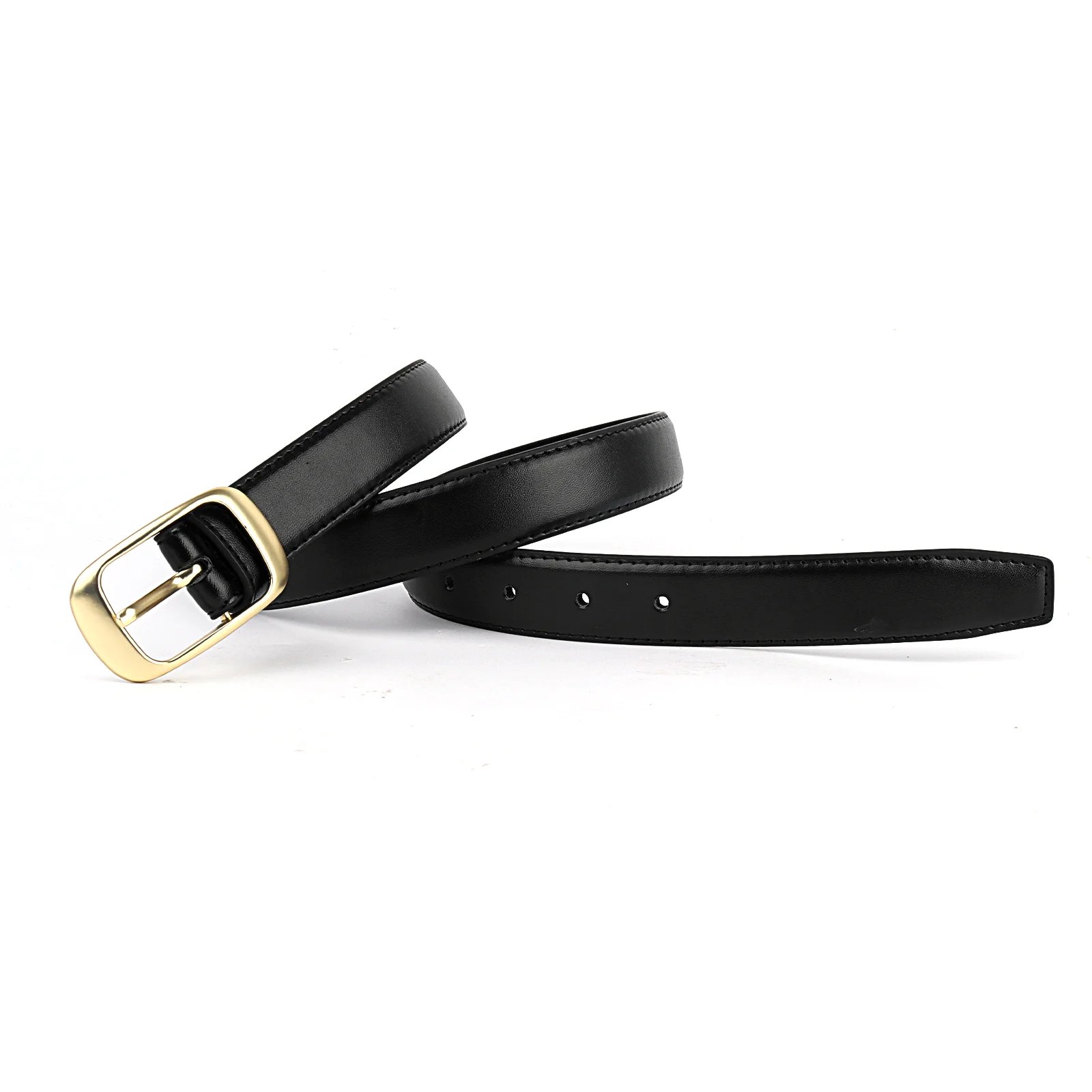 Women's Loose Belt Versatile Black Fashion Jeans Popular Simple Design Premium Quality Accessory for Casual Wear