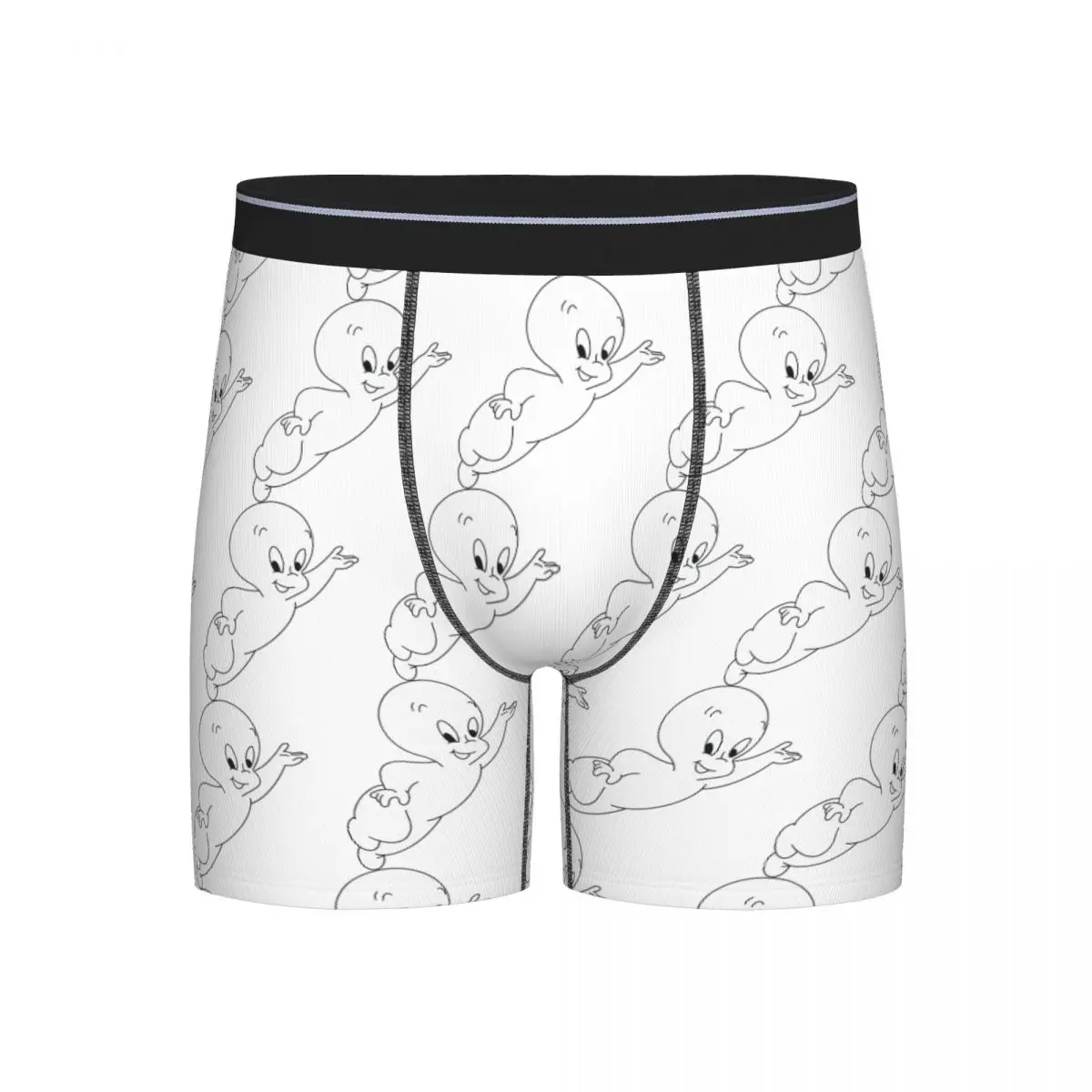 

Long Boxer Underpants Shorts Casper The Friendly Ghost 90s Panties Men's Comfortable Underwear for Homme Man Boyfriend Gift