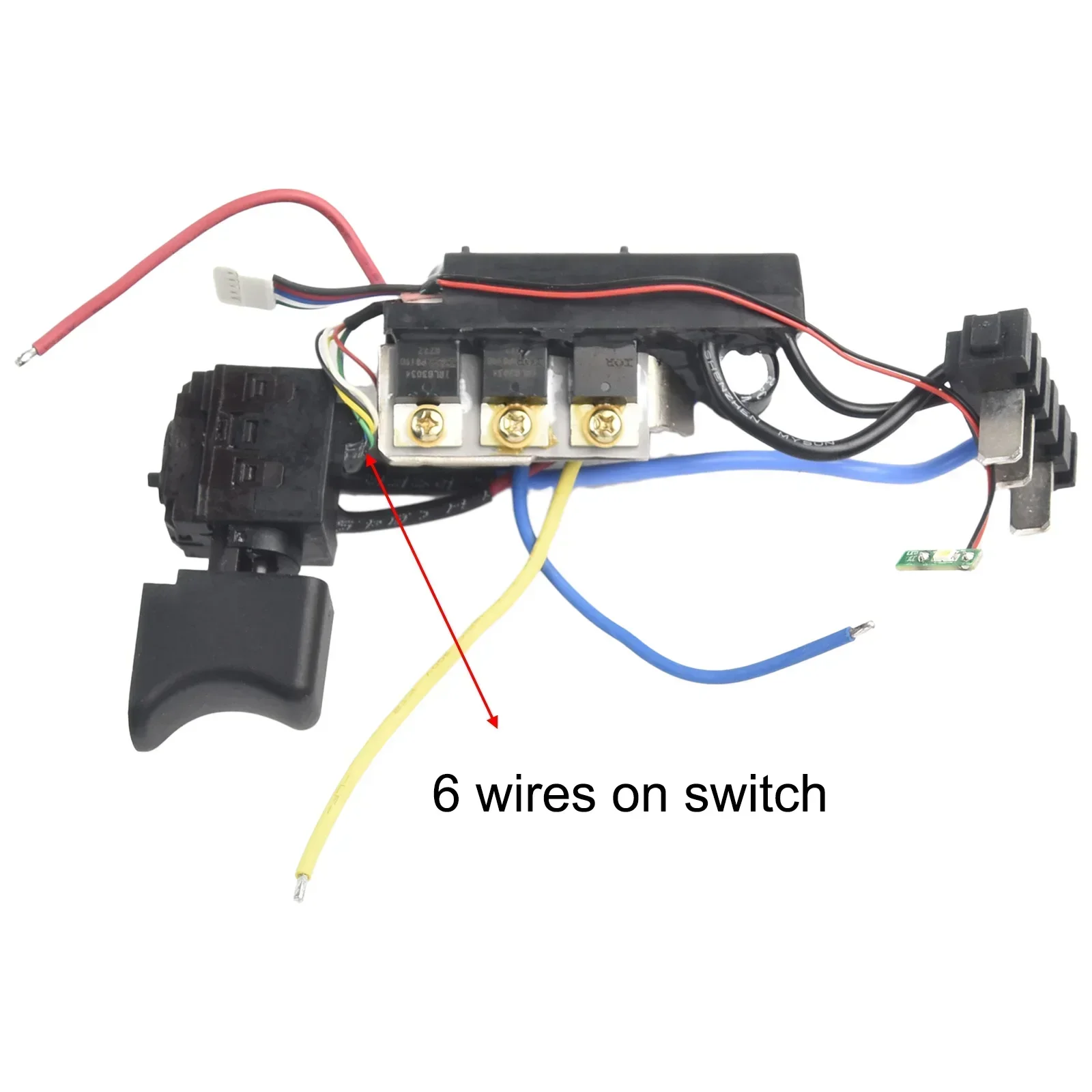 1PCS Switch For WORX WU175 WX175 WX373 WX175.1 WX175.9 WX175.1 WX373.1 Electric Hand Drill Power Tool Accessories Replacement