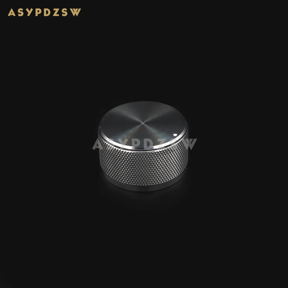 

1 PCS 38*22mm Amplifier Volume potentiometer Aluminum knob Knurled Silver/Black/Golden (Optional)