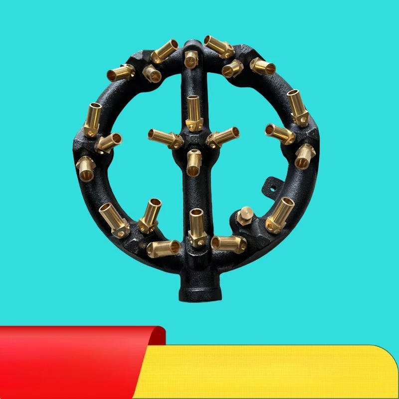 23 Jets Commercial Gas Burner Head Natural Gas Strong Fire Stove Core for Commercial Kitchen Cooking Stove Replacement Parts