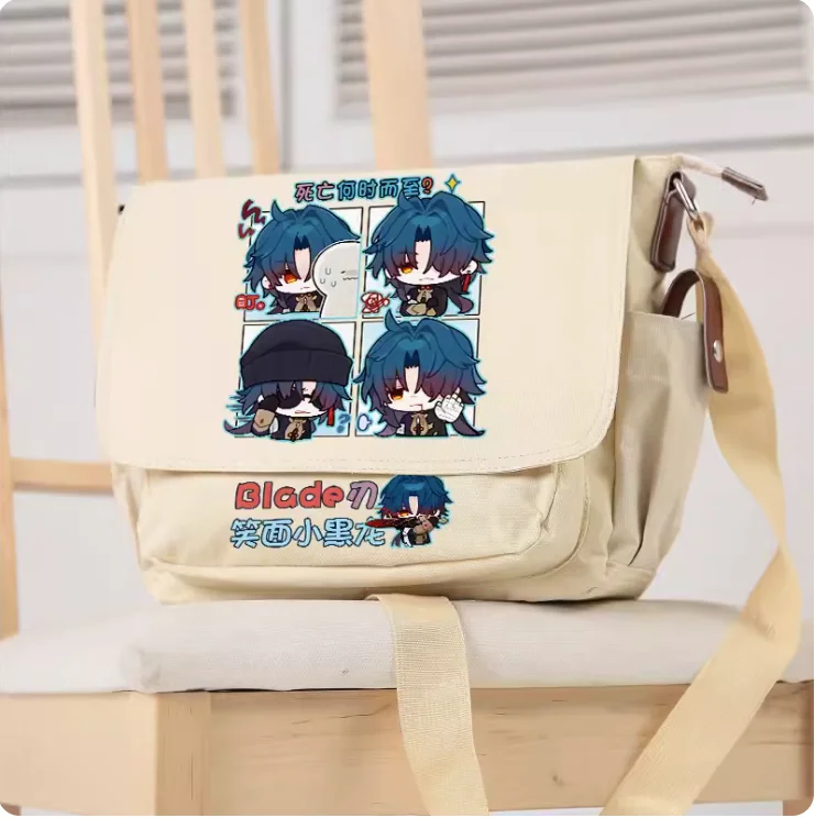 Anime Honkai: Star Rail Blade Cosplay Casual Oxford Messenger Bag Schoolbag Shoulder Bag Student Teenage Gift B025