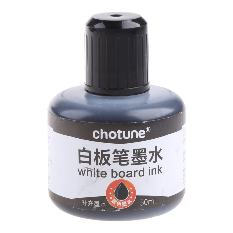 F3MA 1 Bottle 50ml Refill for Refilling Inks Whiteboard Marker Pen Black Red Blue