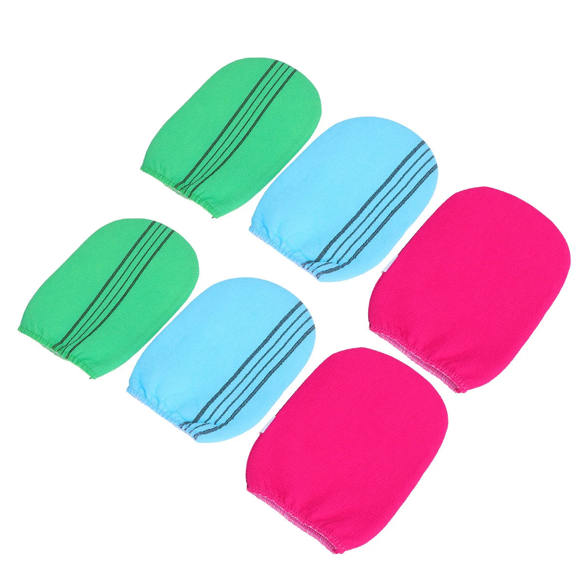 

6Pcs Shower Gloves Exfoliating Bath Gloves Dual Side Body Scrubber for Spa Massager All Skin Types Bathing Accessory