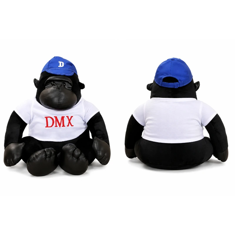25/35CM Creative Leather Chimpanzee Plush Toy with Clothes Cute Gorilla Activity Doll Kids Festival Christmas Birthday Gift