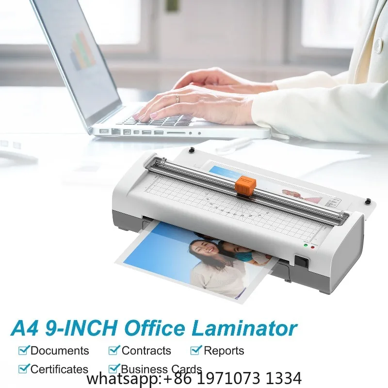 SL389 6IN1 Multifunction Desktop A4 Laminating Machine 9 inches Thermal Laminator Machine Hot and Cold Lamination