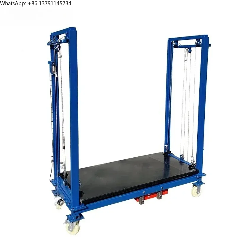New mobile lifting platform electric scaffolding indoor outdoor decoration high-altitude work site folding disassembling 2