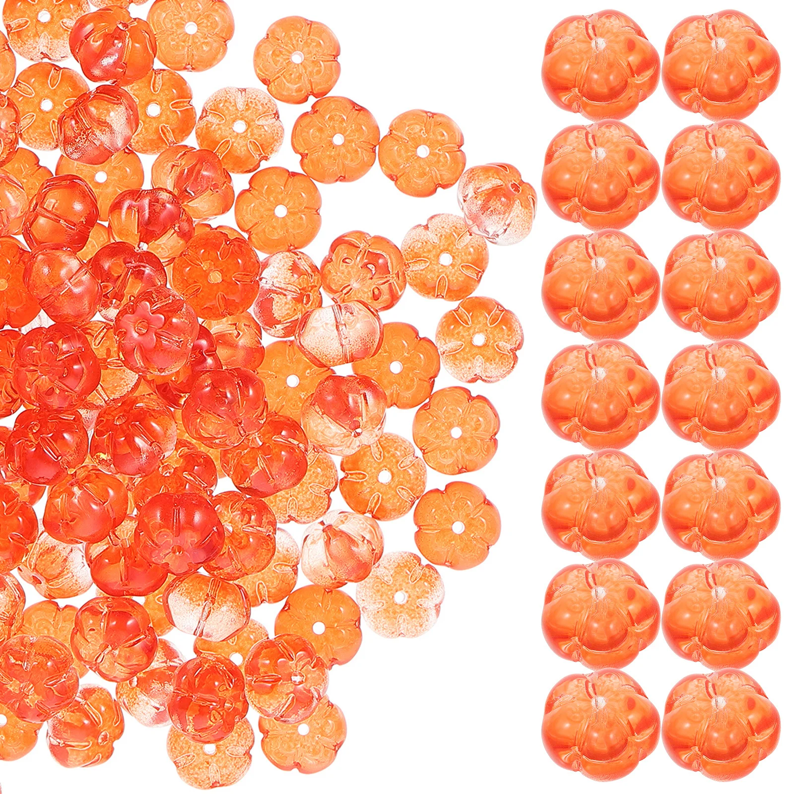 100 шт. DIY материалы в форме тыквы, износостойкие, для создания ювелирных изделий, ожерелья, браслеты, Хэллоуин