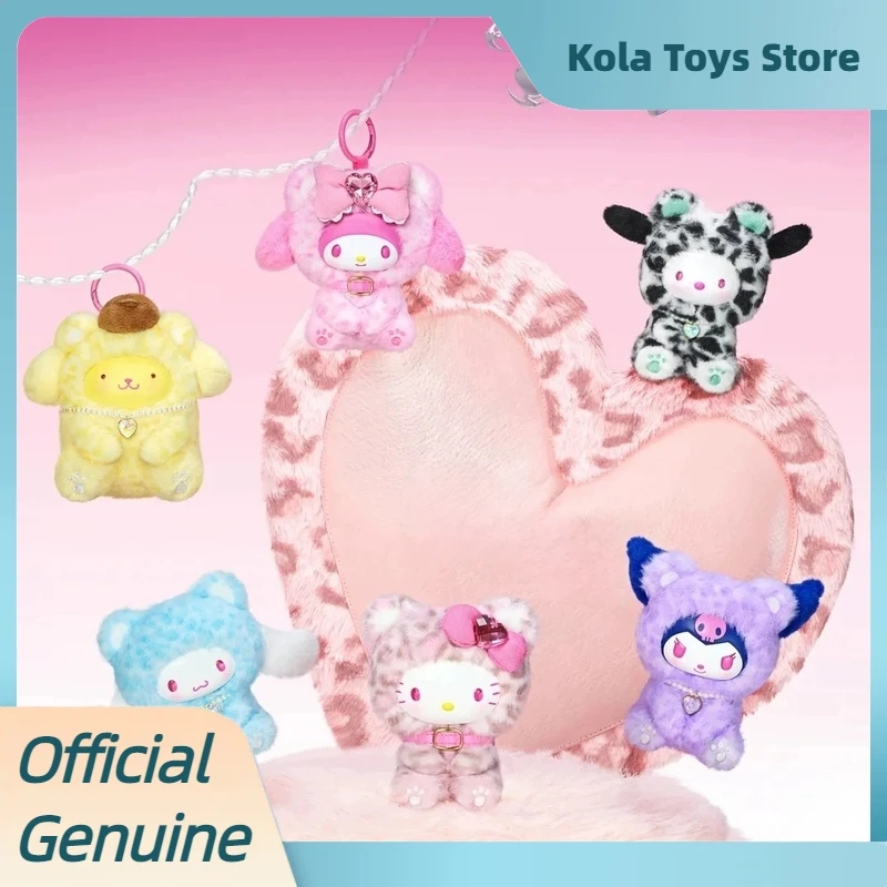 Original Fores Animals Serie Blind Box Kawaii Vinyl Plüsch Anhänger Figur Puppe Kuromi My Melody Mystery Box Spielzeug Geschenk
