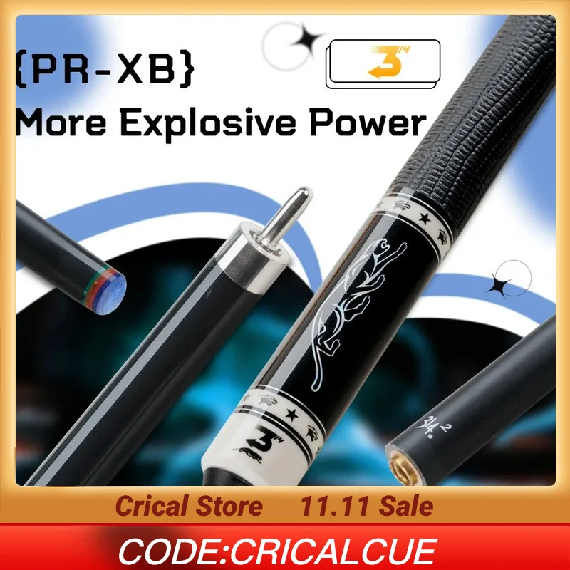 

PREOAIDR Xinbao Карбоновый бильярдный кий, комплект Uni-Loc Joint, 76 см, силиконовая пленка, профессиональные бильярдные кии