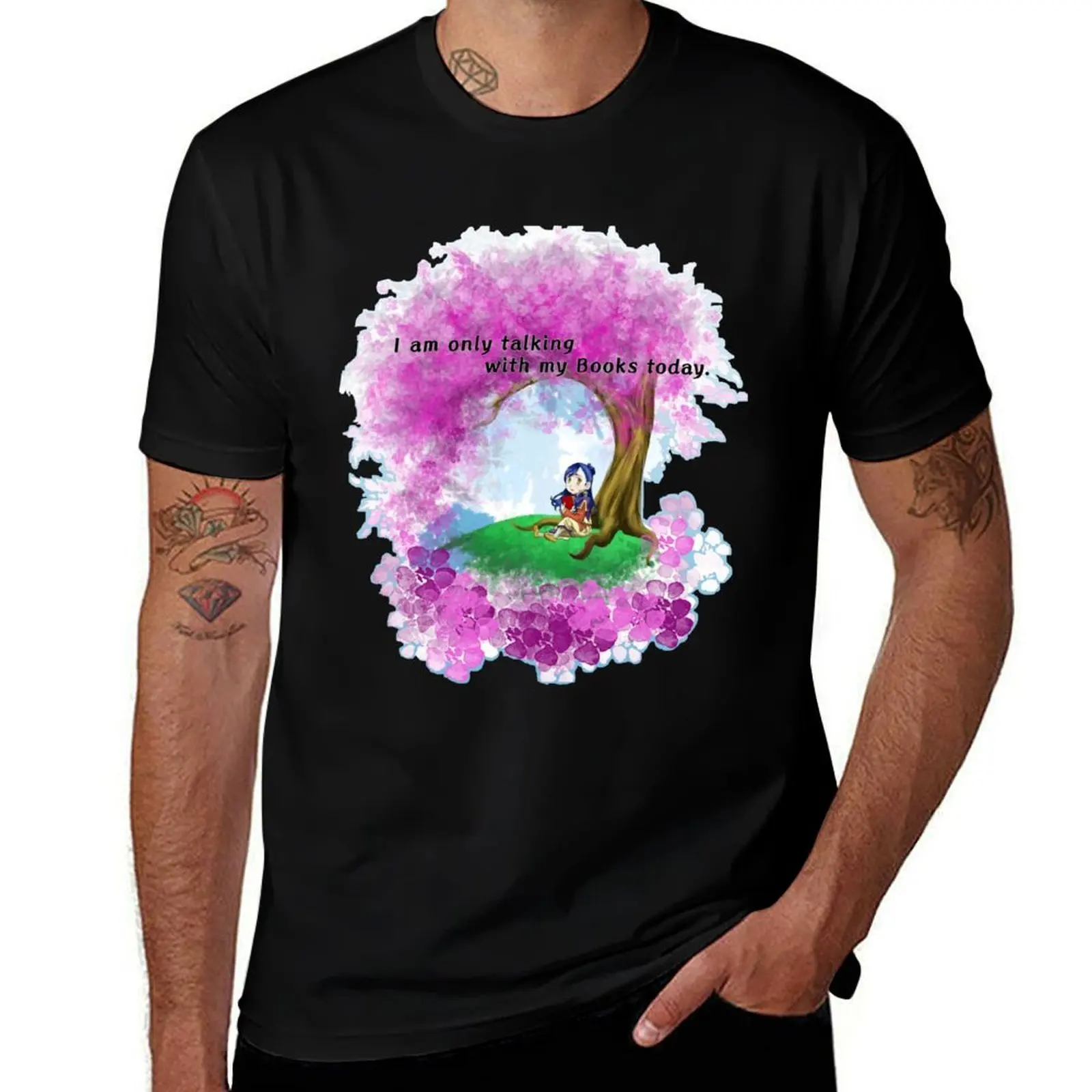 

I am only talking to my books today- Ascendance of a Bookworm T-Shirt man t shirt designer T-Shirt