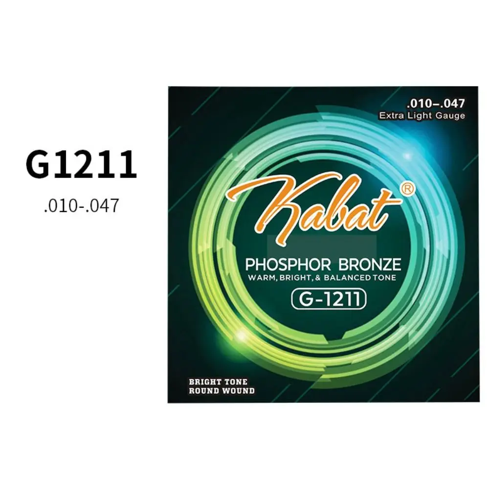 

1 Set 6 Strings Acoustic Guitar Strings Brass Nylon Full Smooth Folk Guitar Strings Good Sound Durable Electric Guitar Strings