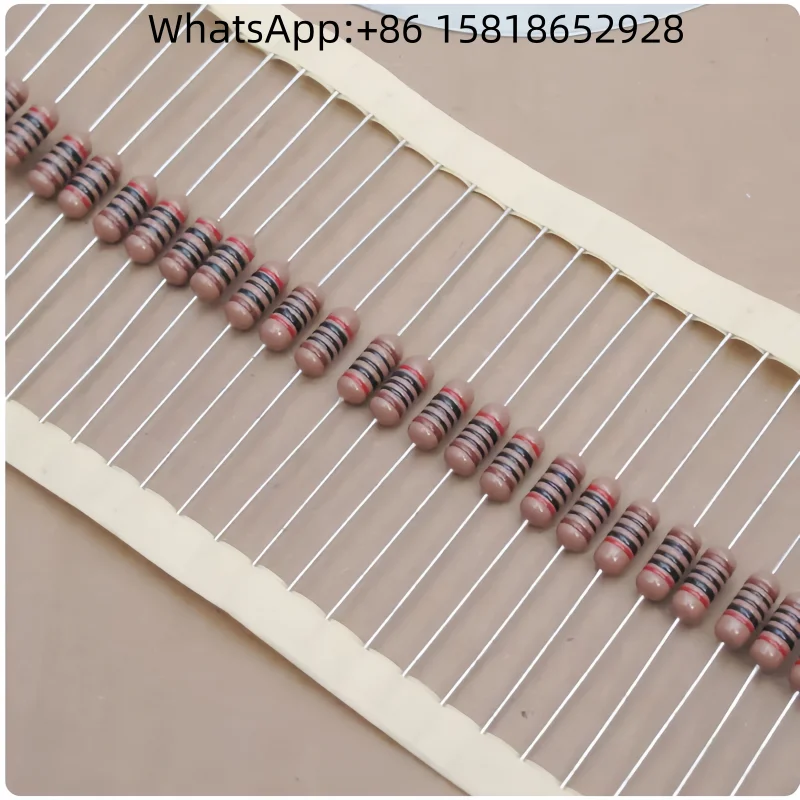 10pcs VISHAY-DALE CCF60 0.5W 1W 200Ω 1% Copper Lead Metal Film Resistors, USA