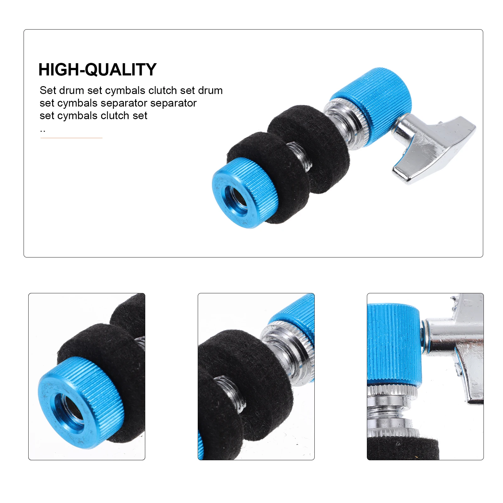 

Pedal Clutch Metal Drum Part Accessory Hi Hat Has Alloy Hi-hat Post Percussion Felt Musical Instrument